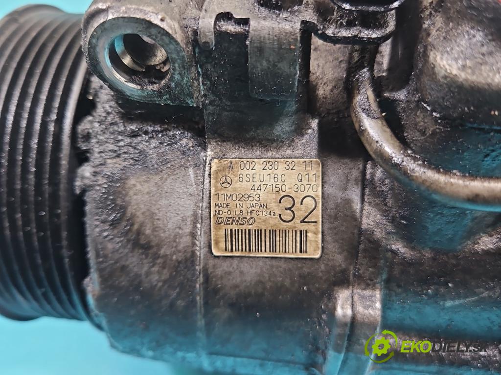 Mercedes CLS II C218 2010-2018 3.0 cdi (642853) 265KM automatic 195 kW 2987 cm3 4- Kompresor: klimatizácie A0022303211 (Kompresor klimatizácie)