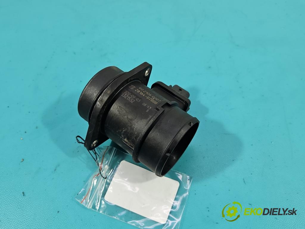 Kia Rio IV 2016-2023 1.2 16V 84KM manual 61,8 kW 1197 cm3 5- průtokoměr: 28164-07000 (Váha vzduchu)