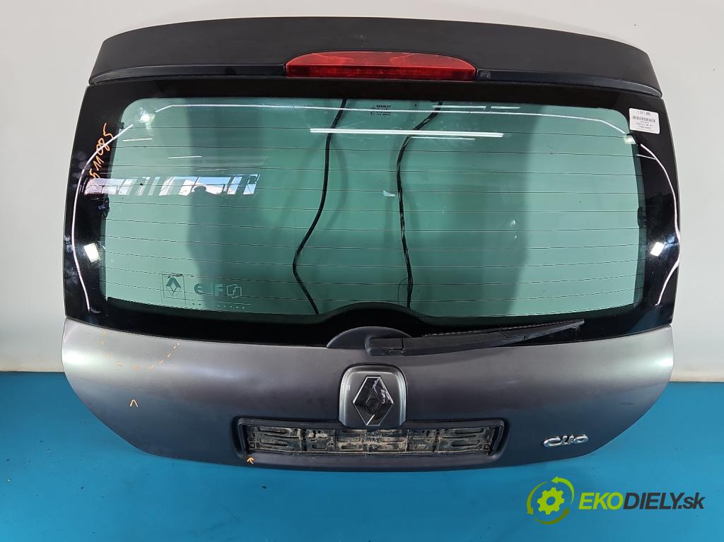 Renault Clio II 1998-2012 1,2.0 16V 75 hp manual 55 kW 1149 cm3 5- zadní kufrové dveře  (Zadní kapota (kufr))