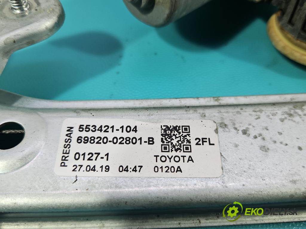 Toyota Corolla E21 2019- 1.8 16V 98 hp automatic 72 kW 1798 cm3 4- mechanismus stahování přední levý 85701-02090
