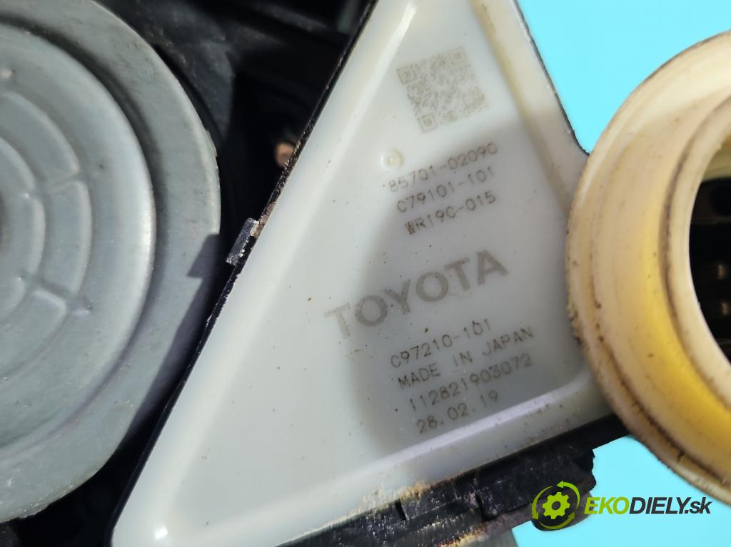 Toyota Corolla E21 2019- 1.8 16V 98 HP automatic 72 kW 1798 cm3 4- mechanizmus okna predné pravý 69810-02791-B