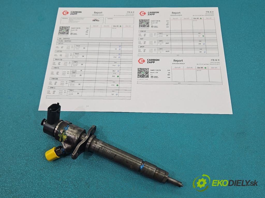 Volvo V70 II 1999-2007 2.4 D5 163 HP automatic 120 kW 2401 cm3 5- vstrek 0445110078 (Vstrekovač paliva)