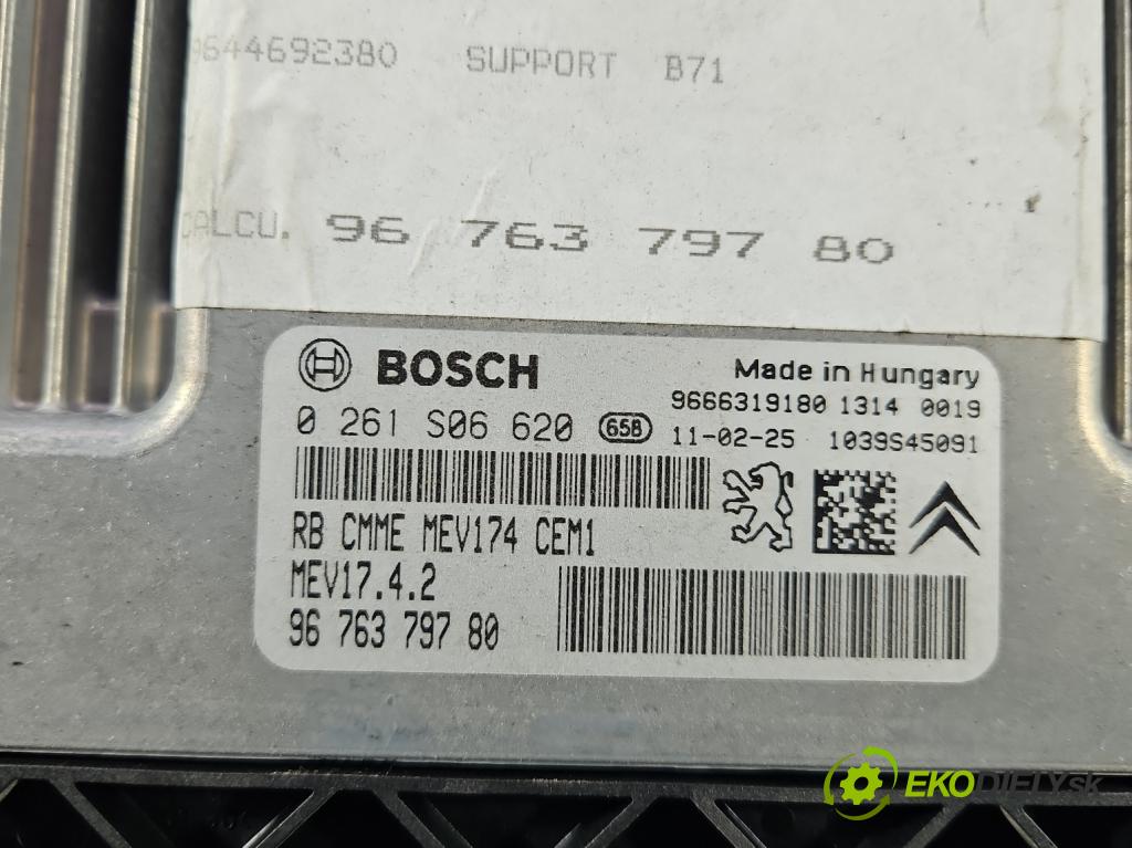Citroen C4 II 2010-2017 1.4 16V 95 HP manual 70 kW 1397 cm3 5- riadiaca jednotka motora 0261S06620