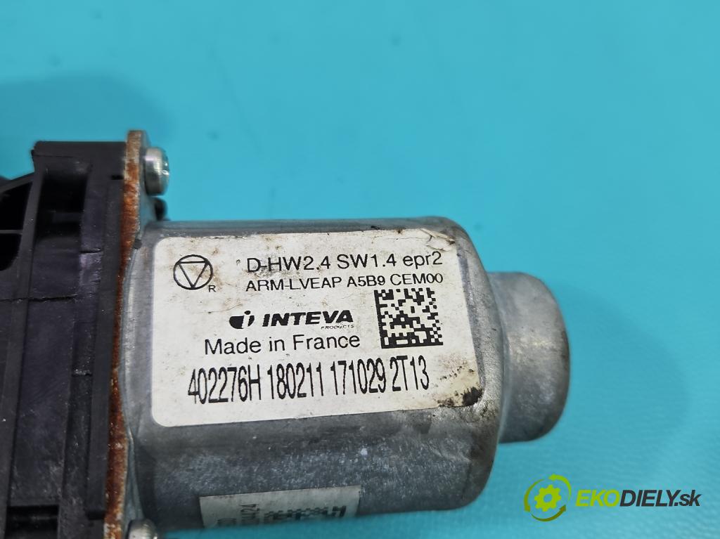 Citroen C4 II 2010-2017 1.4 16V 95 HP manual 70 kW 1397 cm3 5- mechanizmus okna predné pravý 402276H