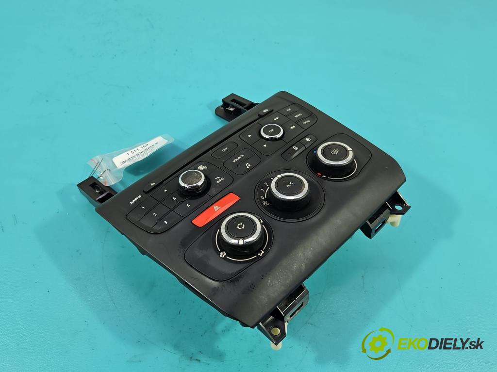 Citroen C4 II 2010-2017 1.4 16V 95 hp manual 70 kW 1397 cm3 5- palubní deska panel topení 9666395977
