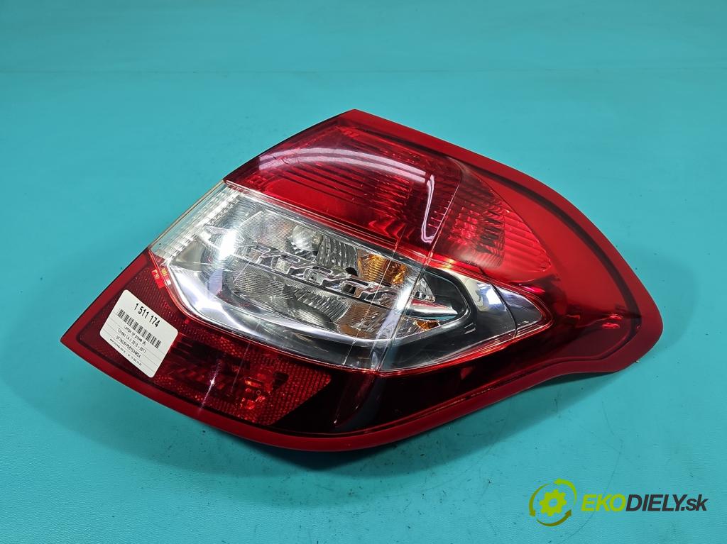Citroen C4 II 2010-2017 1.4 16V 95 hp manual 70 kW 1397 cm3 5- světlo zadní pravé 9687311980 (Klika dveří ostatní)