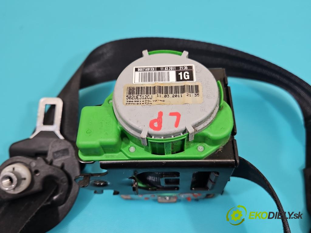 Citroen C4 II 2010-2017 1.4 16V 95 HP manual 70 kW 1397 cm3 5- pas bezpečnosť: predné ľavý 96871491XX