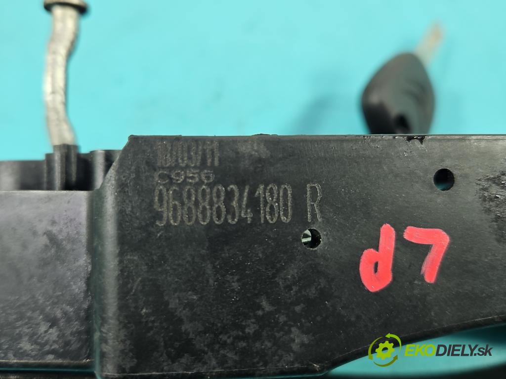 Citroen C4 II 2010-2017 1.4 16V 95 hp manual 70 kW 1397 cm3 5- klika přední levé 9688834180R (Vnější přední levá klika dveří)