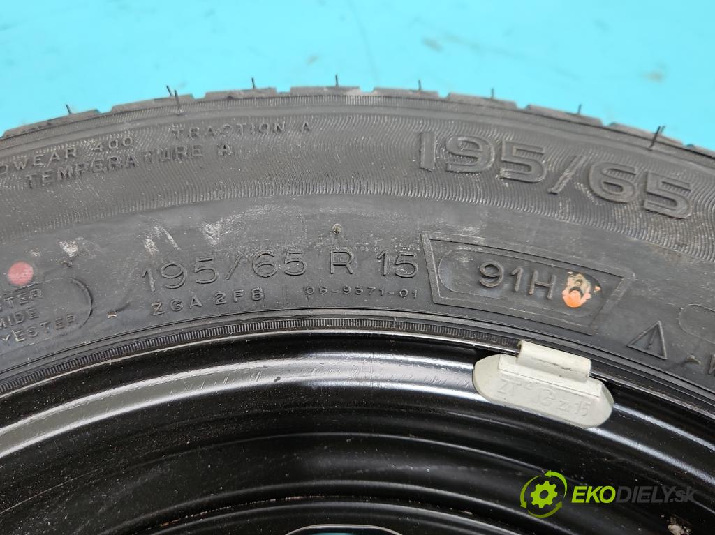 Citroen C4 II 2010-2017 1.4 16V 95 HP manual 70 kW 1397 cm3 5- koleso rezervne 15"