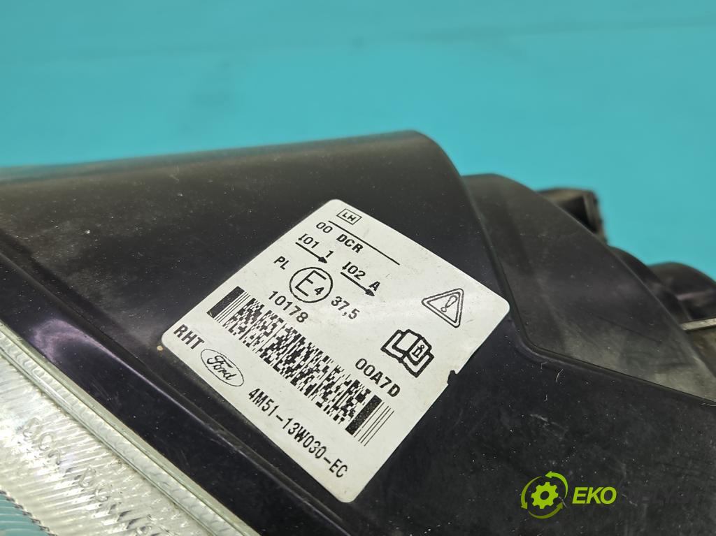 Ford Focus Mk2 2004-2011 2.0 tdci 136 HP manual 100 kW 1997 cm3 5- Reflektor: ľavý 4M51-13W030-EC (Kľučka dverí ostatné)