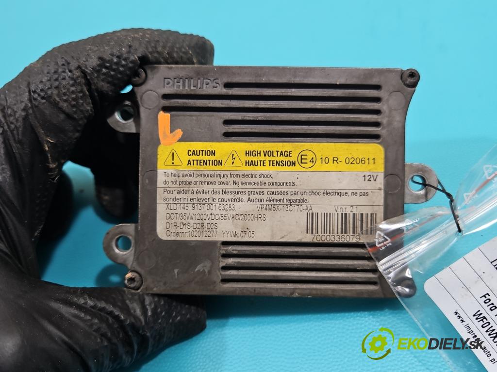 Ford Focus Mk2 2004-2011 2.0 tdci 136 HP manual 100 kW 1997 cm3 5- střídač: xenon 4M5X-13C170-AA (Riadiaca jednotka xenónu)