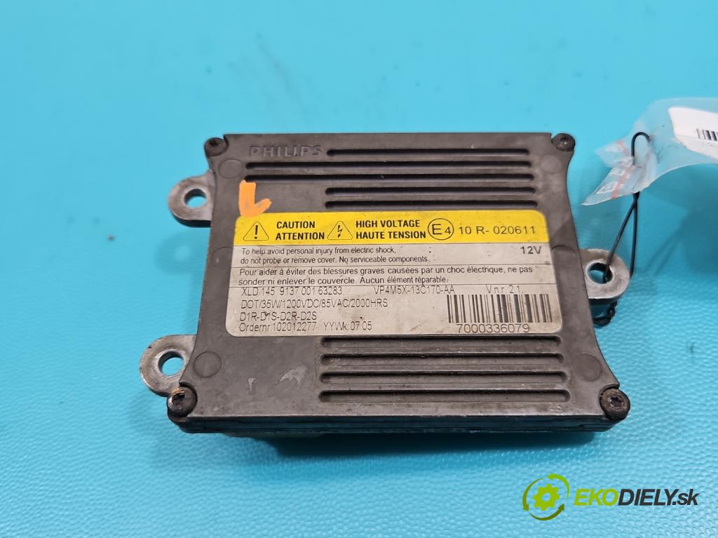 Ford Focus Mk2 2004-2011 2.0 tdci 136 HP manual 100 kW 1997 cm3 5- střídač: xenon 4M5X-13C170-AA (Riadiaca jednotka xenónu)