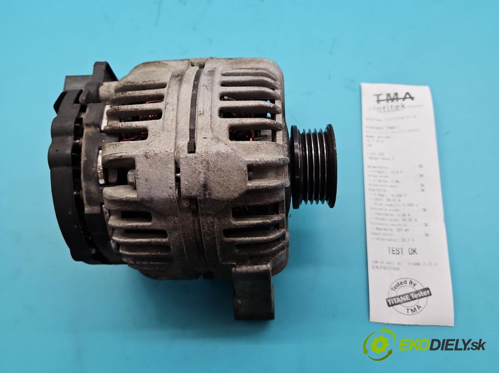 Skoda Fabia I 1999-2007 1.4 mpi 68 HP manual 50 kW 1397 cm3 4- Alternator  (Alternátor)