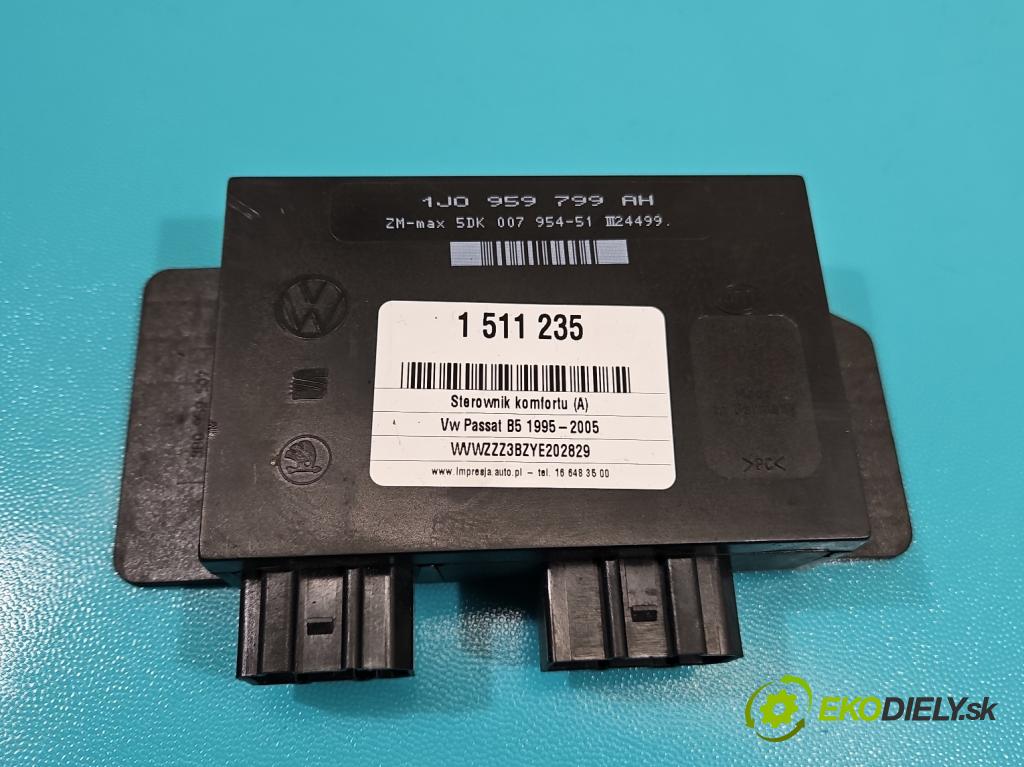 Vw Passat B5 1995-2005 1.9 tdi 116 HP manual 85 kW 1896 cm3 5- riadiaca jednotka komfortu 1J0959799AH