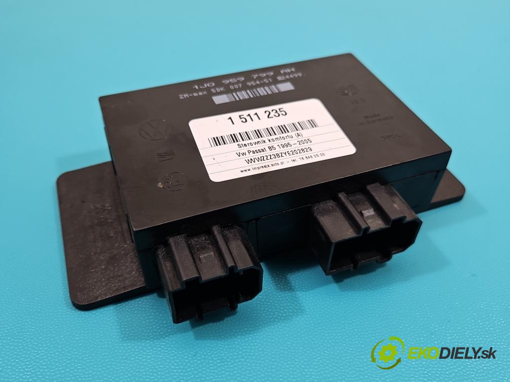 Vw Passat B5 1995-2005 1.9 tdi 116 HP manual 85 kW 1896 cm3 5- riadiaca jednotka komfortu 1J0959799AH