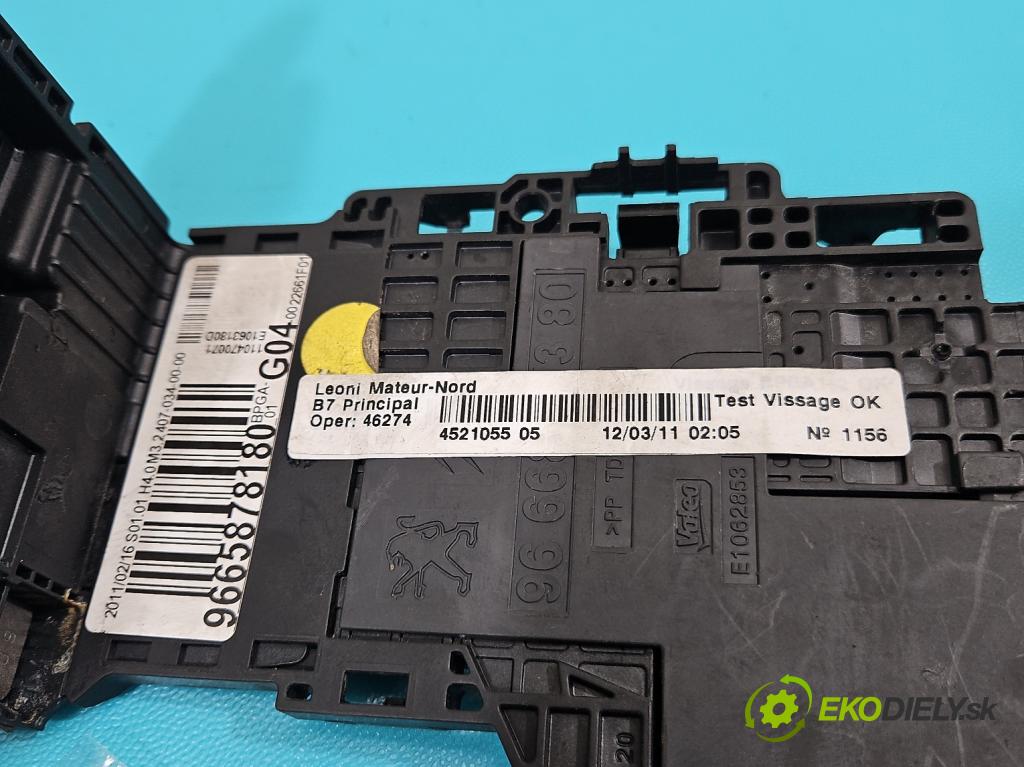 Citroen C4 II 2010-2017 1.4 16V 95 hp manual 70 kW 1397 cm3 5- kontakt plusová 9665878180
