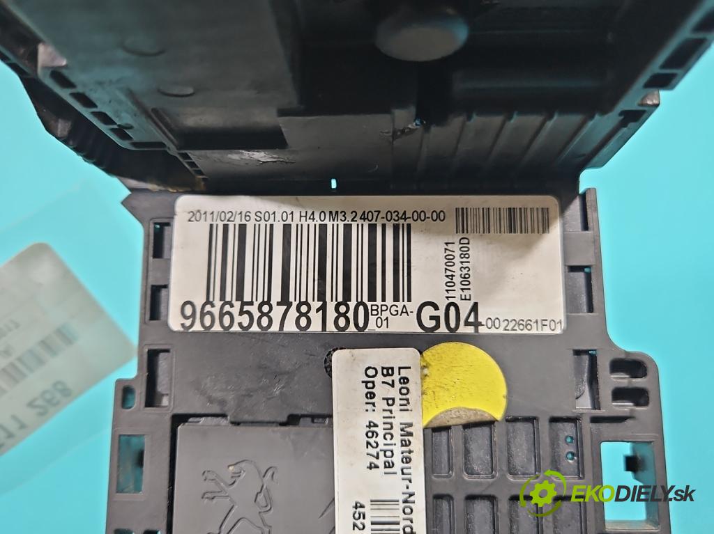 Citroen C4 II 2010-2017 1.4 16V 95 hp manual 70 kW 1397 cm3 5- kontakt plusová 9665878180