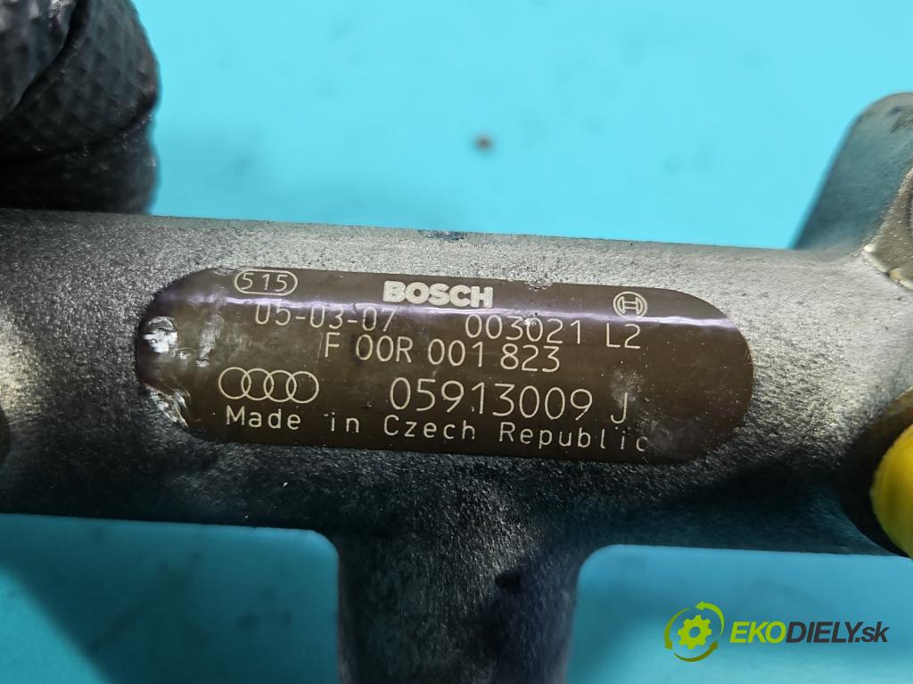 Audi A8 D3 2002-2009 3.0 tdi 232KM automatic 171 kW 2967 cm3 4- lišta vstrekovacia 05913009J (Vstrekovacia lišta)