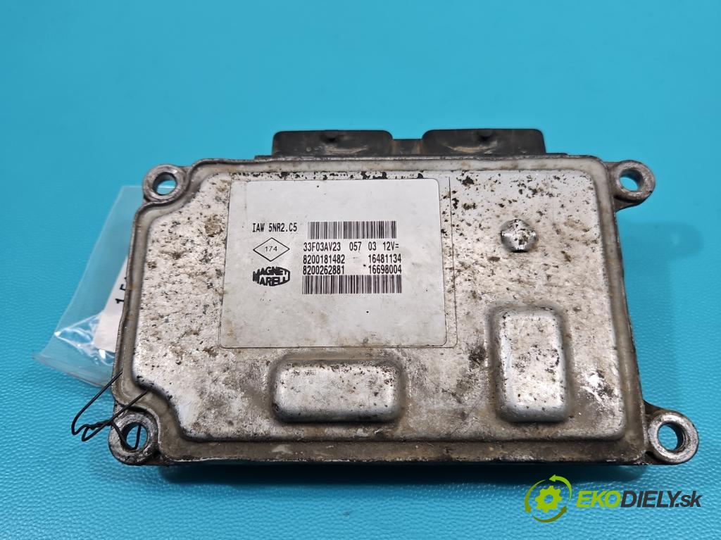 Renault Clio II 1998-2012 1,2.0 16V 75 hp manual 55 kW 1149 cm3 5- řídící jednotka motoru 8200181482