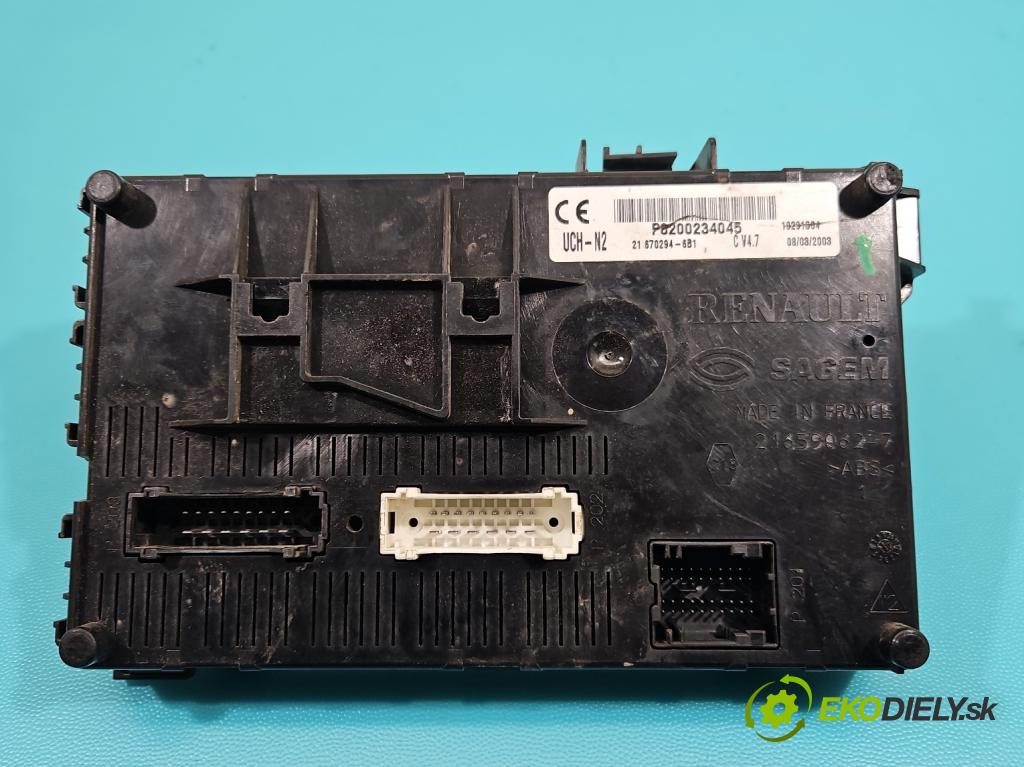 Renault Clio II 1998-2012 1,2.0 16V 75 HP manual 55 kW 1149 cm3 5- riadiaca jednotka ostatné P8200234045