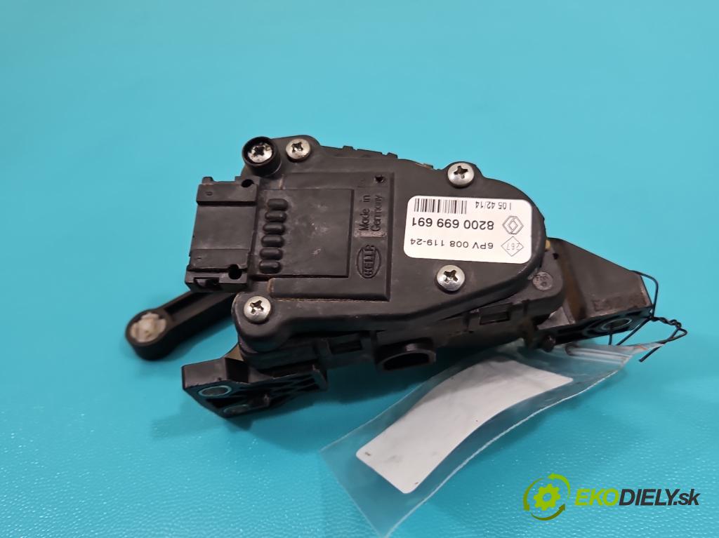 Renault Clio II 1998-2012 1,2.0 16V 75 hp manual 55 kW 1149 cm3 5- pedal plyn: potenciometr: 8200699691