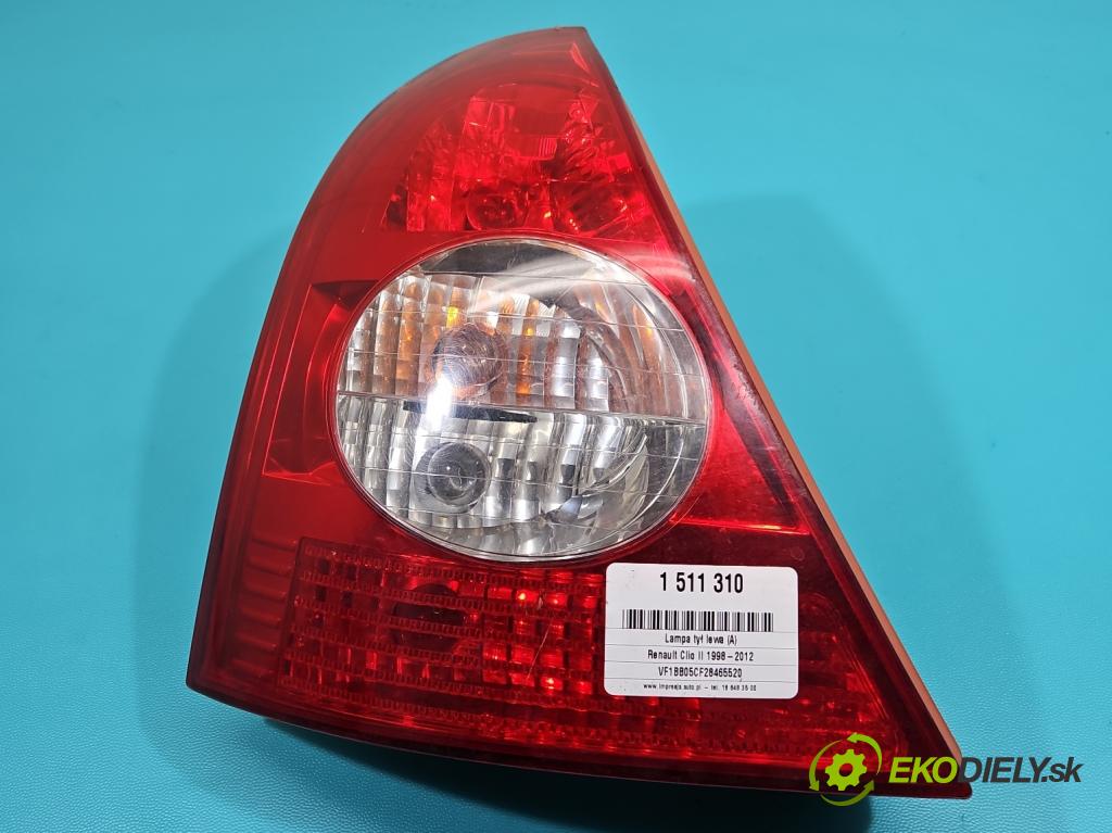 Renault Clio II 1998-2012 1,2.0 16V 75 hp manual 55 kW 1149 cm3 5- světlo zadní levé 8200071413 (Klika dveří ostatní)