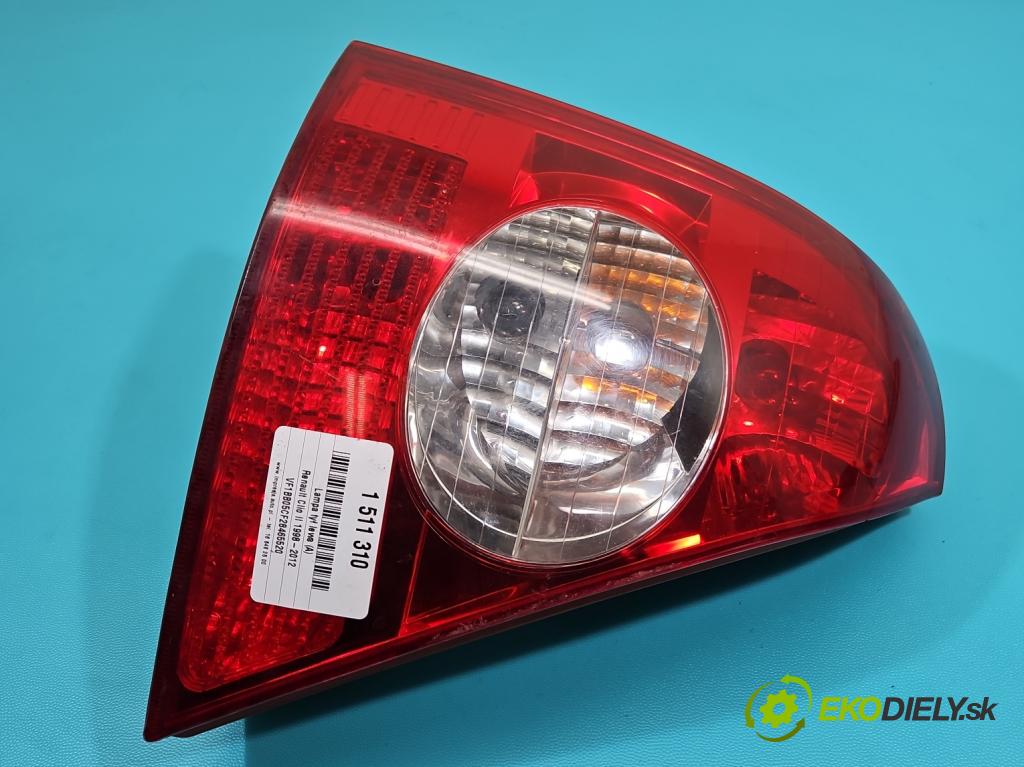 Renault Clio II 1998-2012 1,2.0 16V 75 hp manual 55 kW 1149 cm3 5- světlo zadní levé 8200071413 (Klika dveří ostatní)