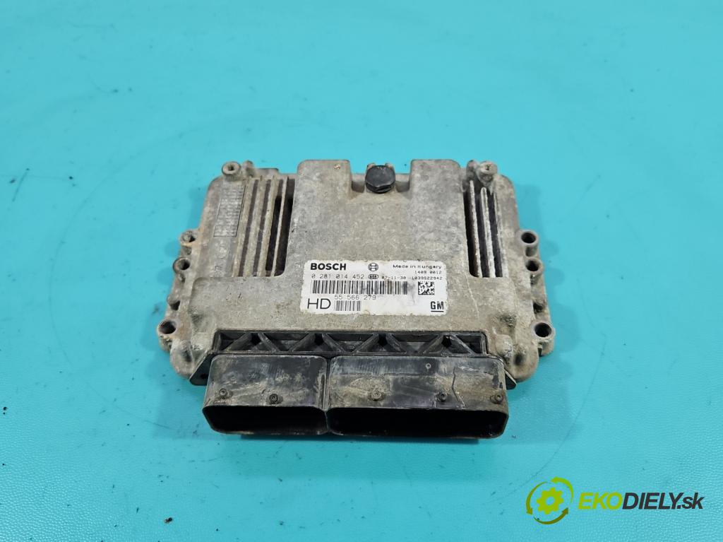 Opel Zafira B 2005-2014 1.9 cdti 120 HP manual 88 kW 1910 cm3 5- riadiaca jednotka motora 0281014452