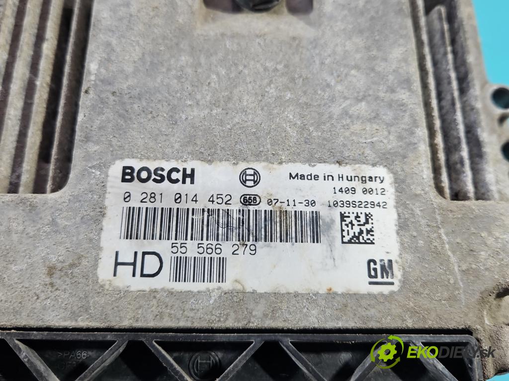 Opel Zafira B 2005-2014 1.9 cdti 120 HP manual 88 kW 1910 cm3 5- riadiaca jednotka motora 0281014452