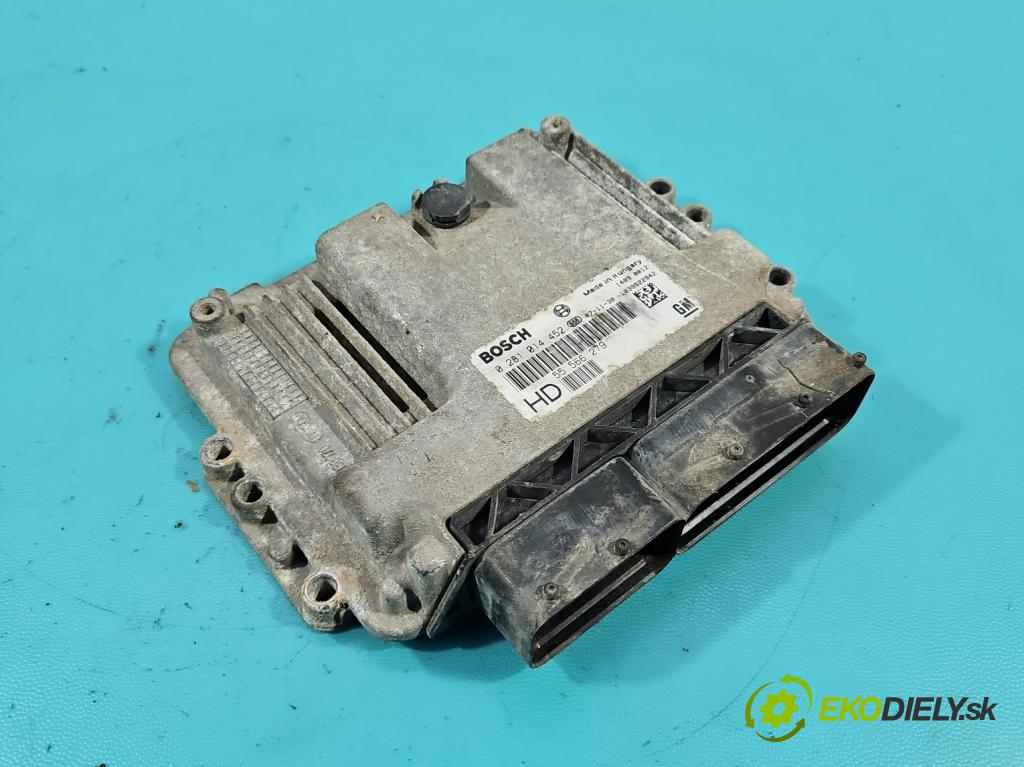 Opel Zafira B 2005-2014 1.9 cdti 120 HP manual 88 kW 1910 cm3 5- riadiaca jednotka motora 0281014452