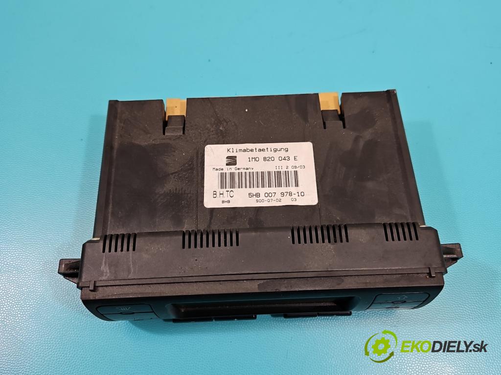 Seat Toledo II 1998-2004 1.9 tdi 110 hp manual 81 kW 1896 cm3 4- palubní deska panel topení 1M0820043E