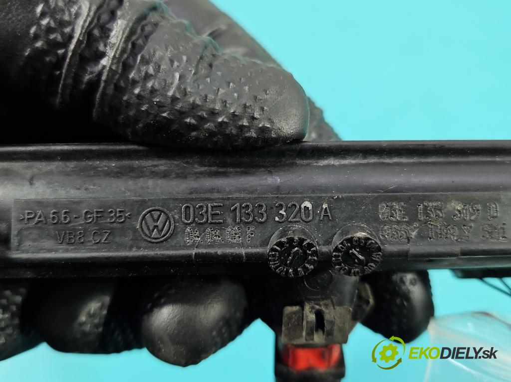 Skoda Fabia II 2007-2014 1.2 12V 69KM manual 51 kW 1198 cm3 5- vstrek 03E133320A (Vstrekovač paliva)