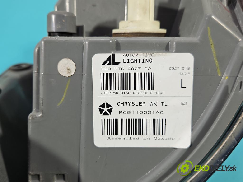 Jeep Grand Cherokee WK2 IV 2010-2021 3.0 CRD 250 HP automatic 184 kW 2987 cm3 5- svetlo / reflektor zadné ľavé P68110001AC (Kľučka dverí ostatné)