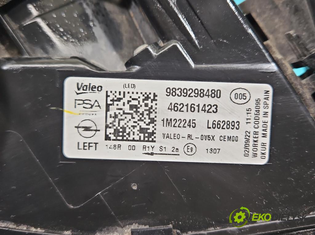 Opel Astra VI 2022- 1.5 cdti 131 hp manual 96 kW 1499 cm3 5- světlo zadní levé 462161423 (Klika dveří ostatní)