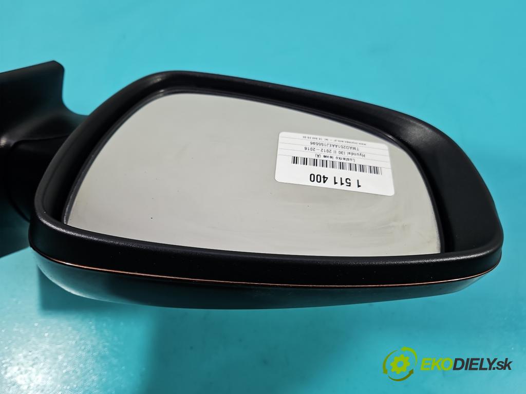Hyundai I30 II 2012-2016 1.4 16V 100 HP manual 73.2 kW 1396 cm3 5- zrkadlo ľavé 87610-A6050 (Kľučka dverí ostatné)