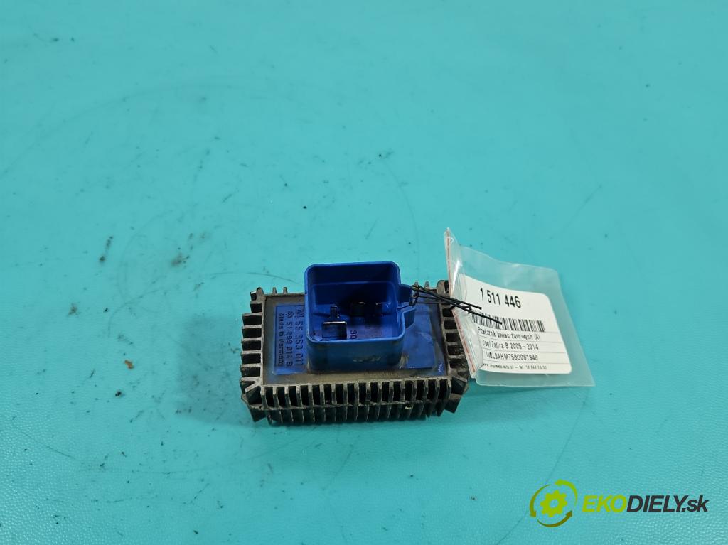 Opel Zafira B 2005-2014 1.9 cdti 120 HP manual 88 kW 1910 cm3 5- Relé: svíčky: zařicích: 55353011 (Relé)