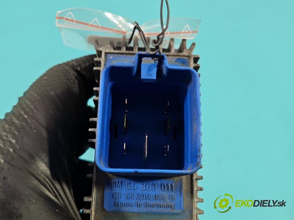 Opel Zafira B 2005-2014 1.9 cdti 120 HP manual 88 kW 1910 cm3 5- Relé: svíčky: zařicích: 55353011 (Relé)