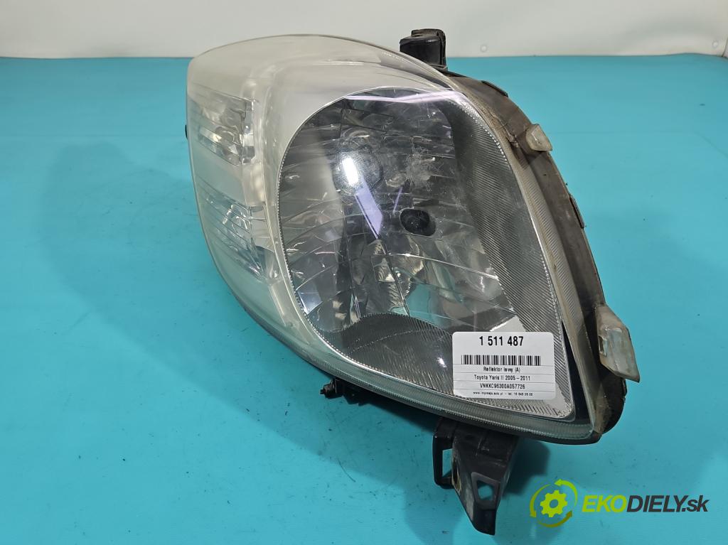 Toyota Yaris II 2005-2011 1.4 D4D 90 HP automatic 66 kW 1364 cm3 5- Reflektor: ľavý  (Kľučka dverí ostatné)