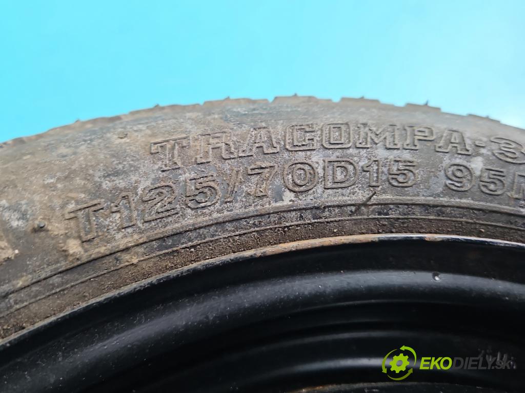 Toyota Yaris II 2005-2011 1.4 D4D 90 HP automatic 66 kW 1364 cm3 5- koleso rezervne 15"