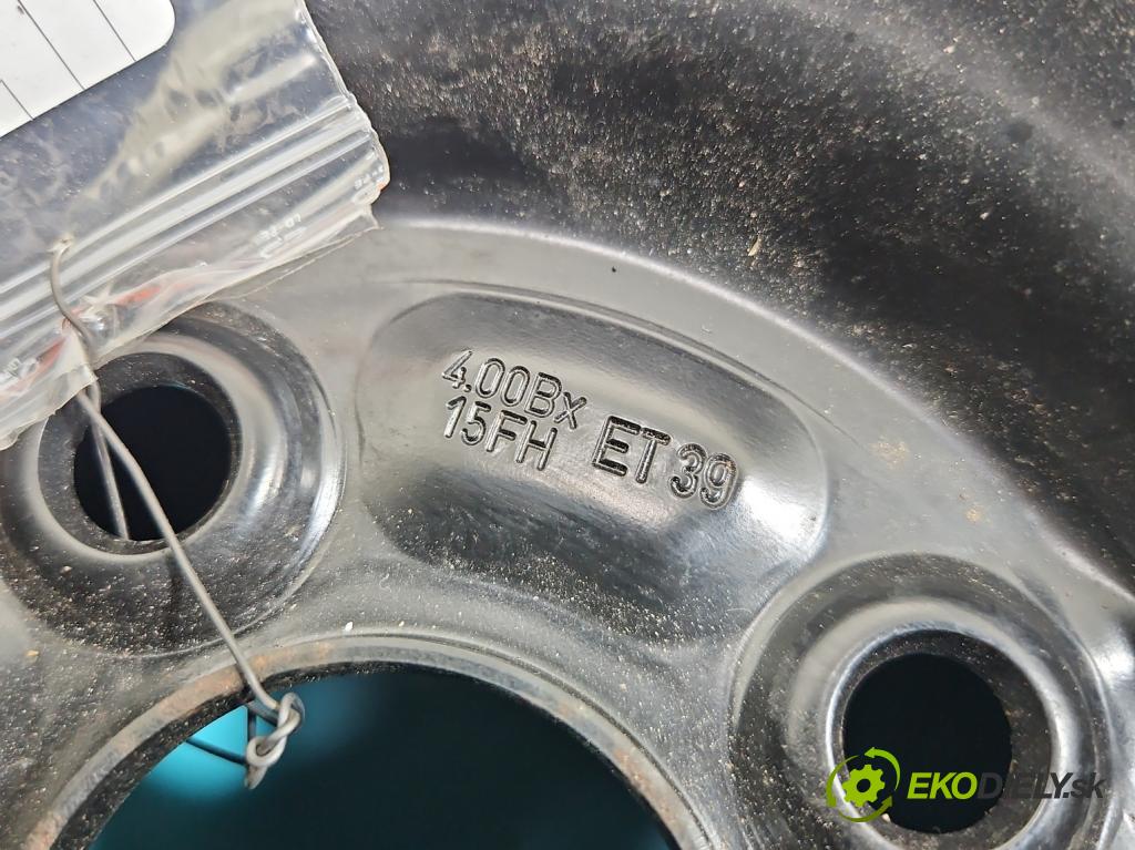 Toyota Yaris II 2005-2011 1.4 D4D 90 HP automatic 66 kW 1364 cm3 5- koleso rezervne 15"