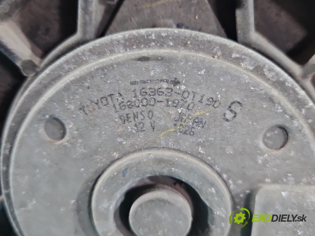 Toyota Corolla E21 2019- 1.8 16V 98 hp automatic 72 kW 1798 cm3 4- ventilátor chladič 16363-0T200