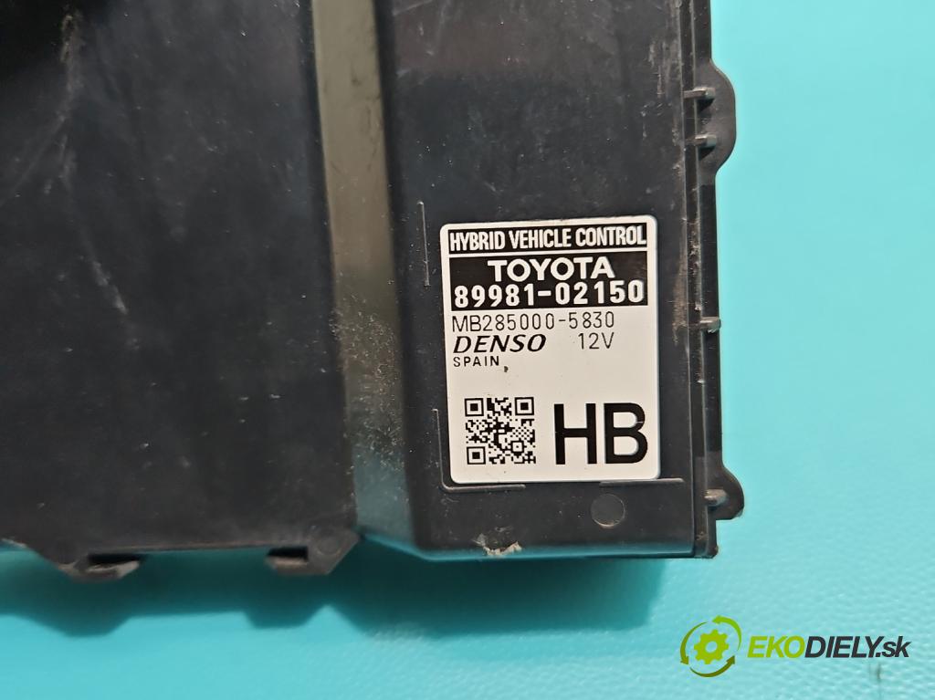 Toyota Corolla E21 2019- 1.8 16V 98 HP automatic 72 kW 1798 cm3 4- riadiaca jednotka ostatné 89981-02150