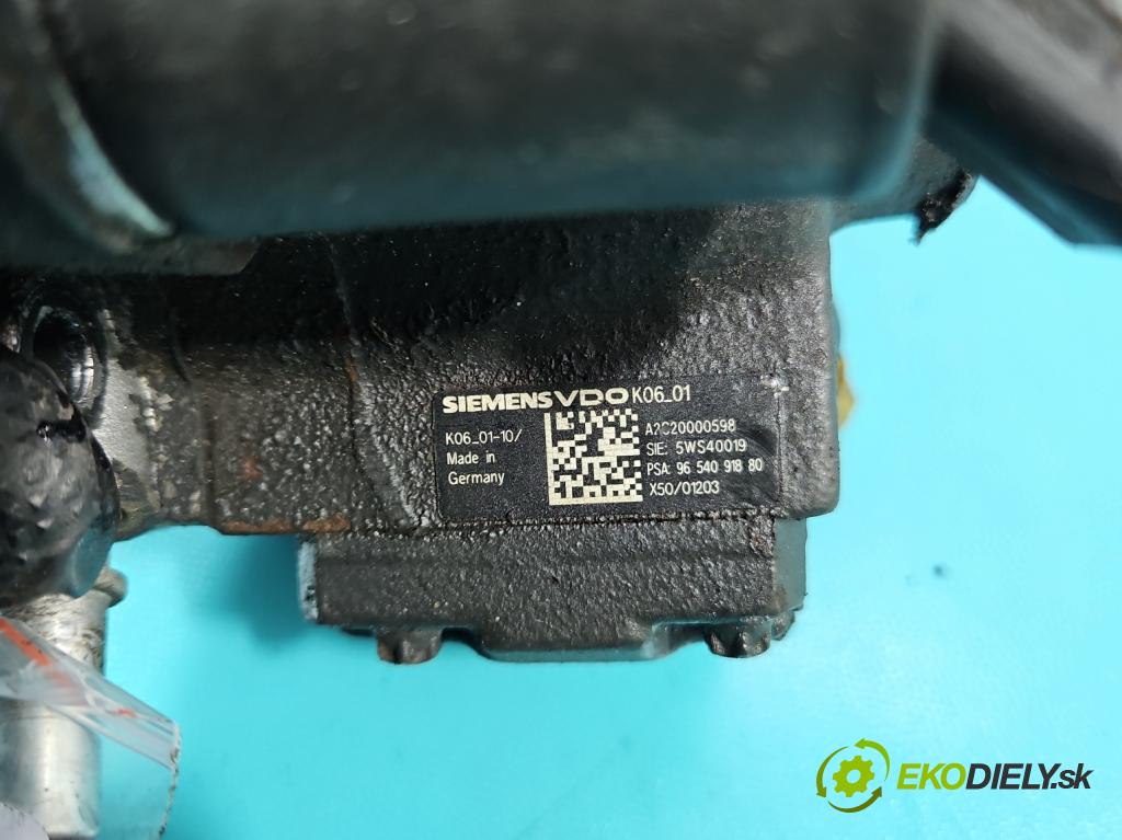 Ford Focus Mk2 2004-2011 2.0 tdci 136hp manual 100 kW 1997 cm3 5- čerpadlo vstřikovací 9654091880 (Vstřikovací čerpadlo)