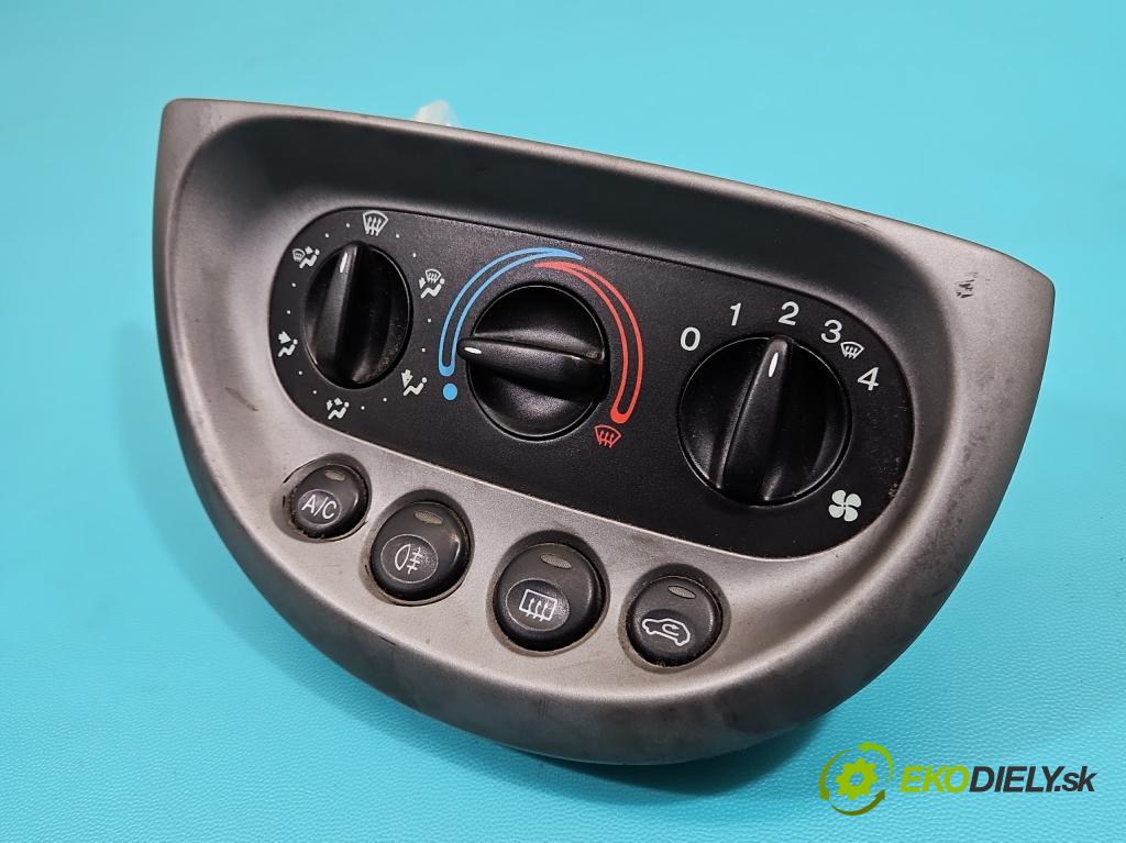 Ford Ka Mk1 1996-2008 1.3 8V 60 hp manual 44 kW 1299 cm3 3- palubní deska panel topení VP97KP19A522BA
