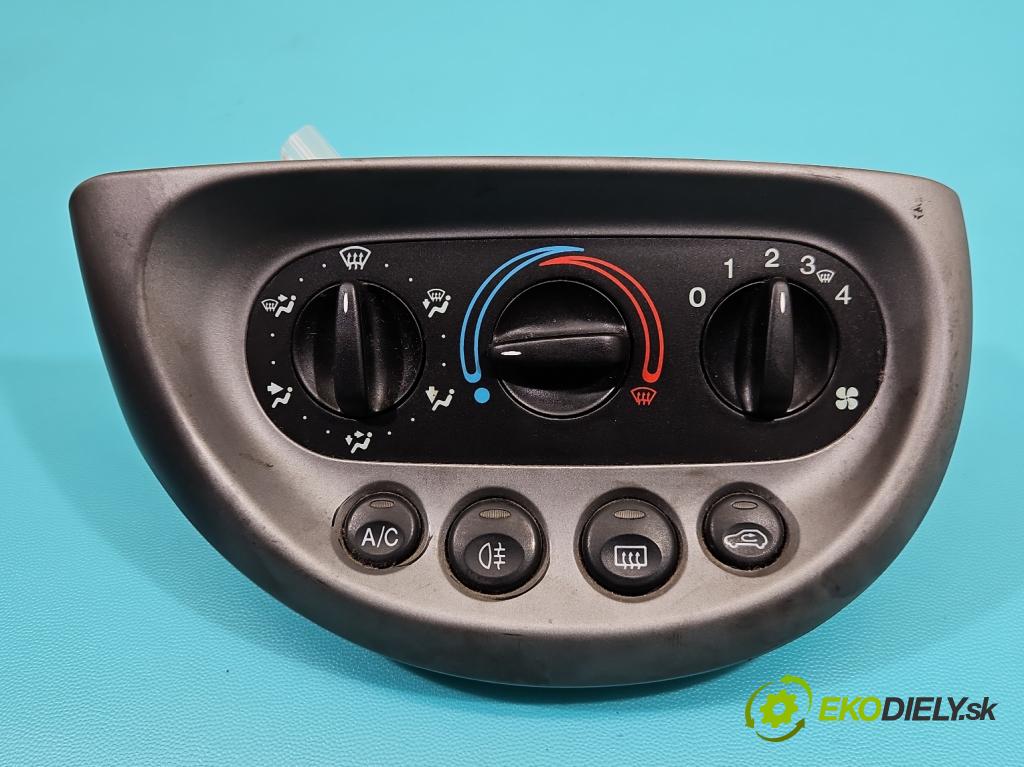Ford Ka Mk1 1996-2008 1.3 8V 60 hp manual 44 kW 1299 cm3 3- palubní deska panel topení VP97KP19A522BA