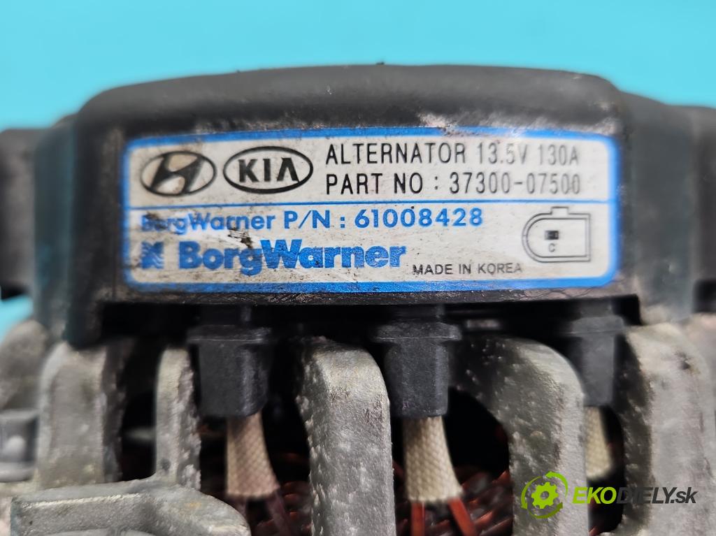 Kia Rio IV 2016-2023 1.2 16V 84KM manual 61,8 kW 1197 cm3 5- Alternator 37300-07500 (Alternátor)