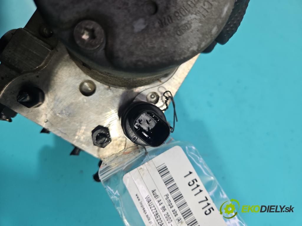Audi A4 B6 2000-2004 2.0 20v (ALT) 131 HP manual 96 kW 1984 cm3 5- čerpadlo abs 0265225048 (Pumpa ABS)
