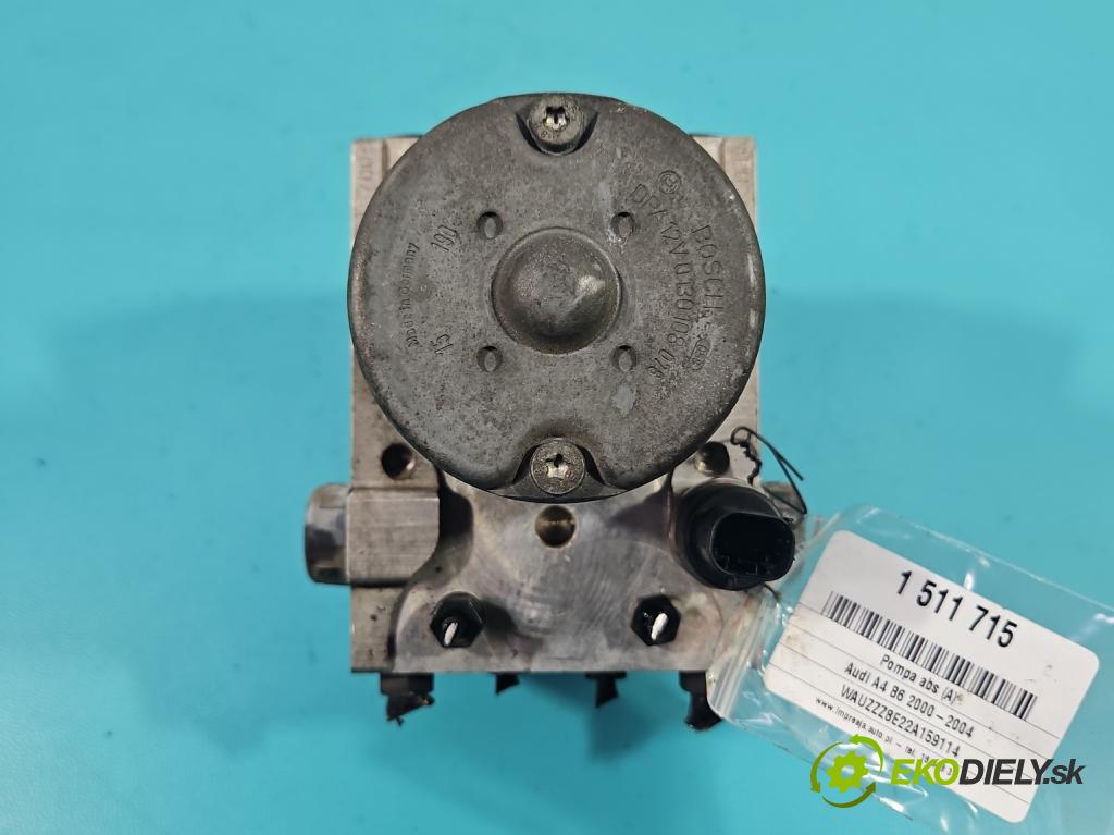 Audi A4 B6 2000-2004 2.0 20v (ALT) 131 HP manual 96 kW 1984 cm3 5- čerpadlo abs 0265225048 (Pumpa ABS)