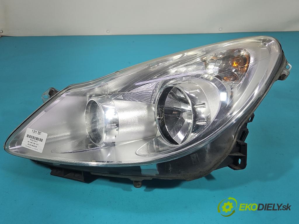 Opel Corsa D 2006-2014 1.3 cdti 75 HP manual 55 kW 1248 cm3 5- Reflektor: ľavý 13186381 (Kľučka dverí ostatné)