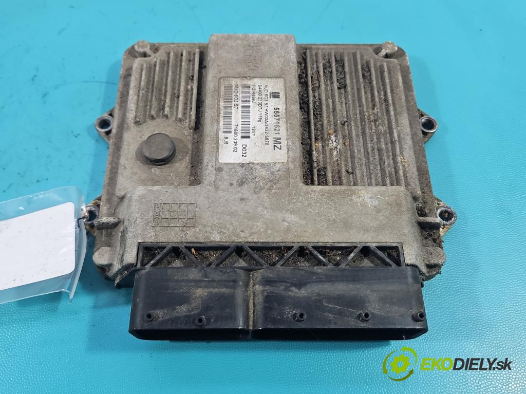 Opel Corsa D 2006-2014 1,3.0 cdti 75 hp manual 55 kW 1248 cm3 5- řídící jednotka motoru 55571621MZ